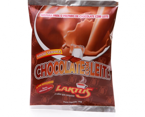 Chocolate Laktus pacote com 1 kg
